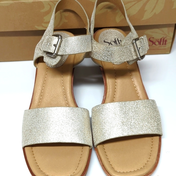 Soft Grain White Wedge US 9.5 New - Picture 5 of 8